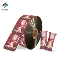 DQ PACK Emballage flexible imprimé personnalisé Crème glacée Popsicle Lolly Bar Sachet Matériel d'emballage Rouleau de film