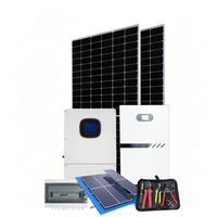 Kit complet de panneaux solaires biphasés norme américaine 10 kW hors réseau hybride avec batterie pour système solaire domestique – Achetez pour l'alimentation de votre maison
