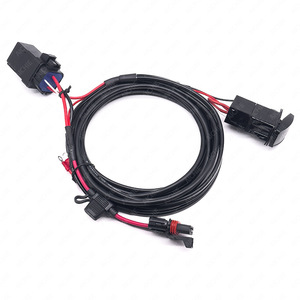 Faisceau de câblage automobile personnalisé 4 fils, connecteur de relais étanche IP65, 1 mètre, âme en cuivre isolée PVC, 12V pour voiture - Product Image 1