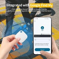 2025 Mini traqueur GPS intelligent IP67 étanche Anti-perte Key Finder fonctionne avec Android et Google Find My Device