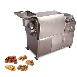 Full Automatic Pistachio Cashew Nuts Roasting Roaster Machine Electric