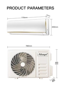 AC <b>Mini</b> Split <b>Air</b> <b>Conditioners</b> 9k-24k BTU Cooling Only for Household & Outdoor <b>Conditioner</b> Variable Frequency Variable Frequency - Product Image 6