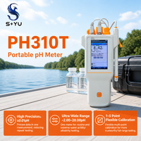 SYU PH310T Pengukur pH Layar Sentuh Presisi Tinggi Rentang Ultra Lebar Pengukur pH ORP ATC Kalibrasi 5 Titik Portabel Laboratorium Air