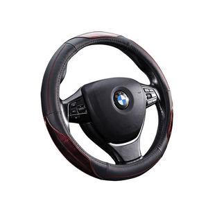 Funda <span class=keywords><strong>de</strong></span> <span class=keywords><strong>cuero</strong></span> <span class=keywords><strong>de</strong></span> vaca genuino para <span class=keywords><strong>volante</strong></span>, Círculo <span class=keywords><strong>de</strong></span> goma blanca - Product Image 6