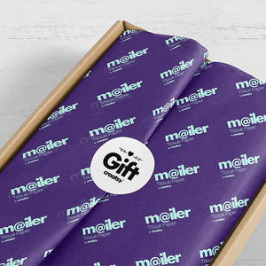 Logotipo impreso personalizado Papier Cadeau Papel de regalo Papel de envolver Ropa Flor Papel de seda - Product Image 3