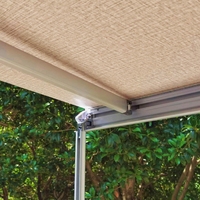 Tente d'auvent de remorque de camping-car électrique de 4.0x2.5m avec le tissu composite de PVC de haute qualité pour des accessoires de caravane