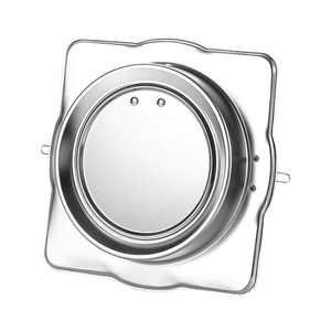 วาล์วกันกลับสแตนเลสสำหรับท่อปล่องควันเครื่องดูดควัน ทนความร้อนสูง ป้องกันไฟ ออกแบบการไหลทางเดียว แบบหลายใบพัด - Product Image 1