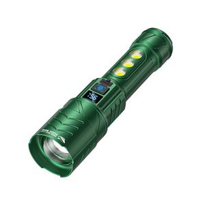 สไมล์ลิ่งชาร์ค SD-5507 ไฟฉาย LED แบบชาร์จไฟได้สีเขียว ลำแสงสูง ระยะไกล พกพาสะดวกสำหรับใช้กลางแจ้งในบ้านยามค่ำคืน - Product Image 2