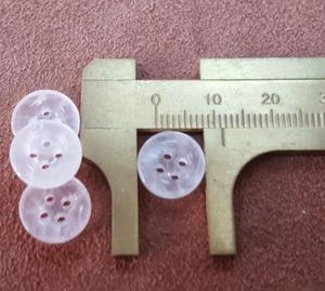 Ngọc tự nhiên đá hoa hồng thạch anh nút bốn lỗ nút tinh thể màu hồng cho quần áo sang trọng - Product Image 5