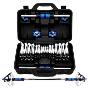50kg Free <strong>Weights</strong> <strong>Dumbbells</strong> Barbell Set Gym Fitness 200kg Barbell <strong>Dumbbell</strong> - Product Image 1