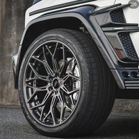 Jantes monobloc Yufei forgées 22 pouces multi-rayons Y-Mesh pour G63 AMG W463A 5*130 Face Gunmetal