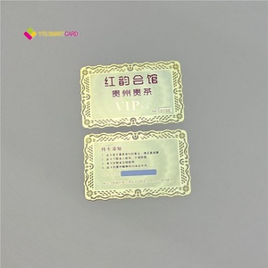 Carte de visite professionnelle personnalisée en métal YTS, carte intelligente 13,56 MHz - Product Image 2