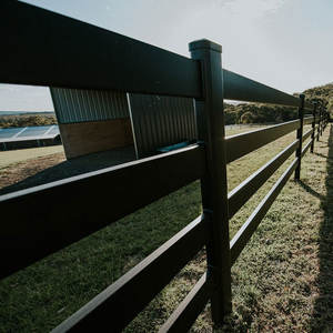 Valla de Acero de 3 Rieles para <span class=keywords><strong>Caballos</strong></span>, Precio Económico al por Mayor, para Granja - Product Image 3