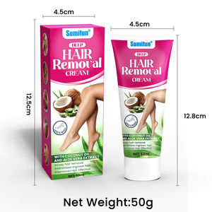 Crème dépilatoire pour le corps, les mains et les jambes à base de plantes de haute qualité avec des bienfaits nourrissants à la vitamine E 50G Durée de conservation de 2 ans - Product Image 2