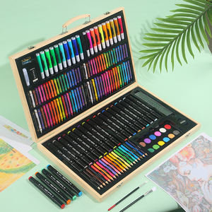 مجموعة رسم وتلوين للأطفال تضم 162 قطعة، مجموعة فنية مع أقلام رصاص للرسم. - Product Image 4