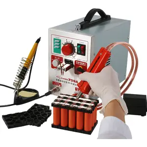 Sunkko 3.2kw Led Pulse Accu Spot Welder S709a Puntlassen Machine Voor 18650 Batterij Puntlassen 220V/110V