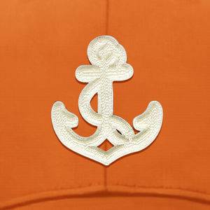 Street Style Cap with Iron-On Embroidered Ship Anchor Logo - Product Image 1