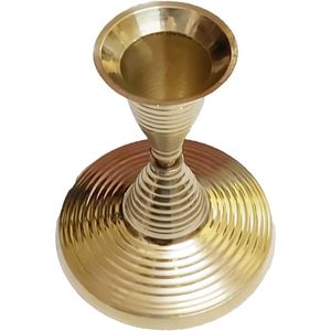 Pure <b>Brass</b> Metal Candle Stand Table Candle Holders & Wedding Gift Centerpiece Living Room Pillar & <b>Lanterns</b> - Product Image 1