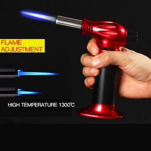 GF-906 High Power Refillable Heating Metal Gun Pistol Chef Cooking Flame <strong>Blow</strong> Butane <strong>Kitchen</strong> Jet <strong>Torch</strong> Lighter - Product Image 3