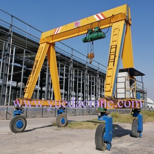 От 3 т до 20 т MH модель Козловой Кран резиновая шина мобильный кран однобалочный мобильный кран - Product Image 4