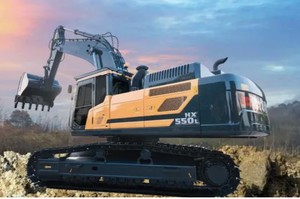 Pelle sur chenilles d'occasion Hyundai HX550L de 50 tonnes Machine de terrassement lourde à bas prix - Product Image 5