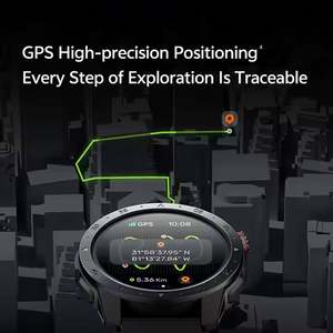 GTX2 Outdoor GPS Smart Watch with Flashlight Compass BT Calling Function Waterproof Sports Style Smartwatch - Product Image 2