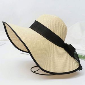 Foldable butterfly <b>Straw</b> <b>Hat</b> Seaside Summer Wholesale Woven <b>Straw</b> <b>Hat</b> Sun <b>Hat</b> for Women - Product Image 4