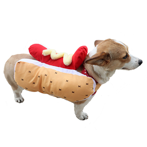 Disfraz de perro de Navidad de Halloween, traje de hamburguesa para perro caliente, ropa divertida y cálida para mascotas para perros pequeños, medianos y grandes, productos para mascotas - Product Image 5