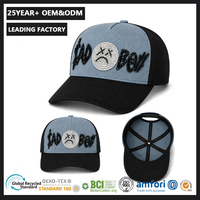 Gorra de Béisbol de Lujo con Bordado 3D, 5 Paneles, Visera Negra, Perfil Alto, Gorras de Gamuza Premium, Estilo Urbano, Personalizada, Unisex