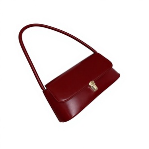 Bolso Bandolera de Lujo Huffmanx para Mujer 2025, Diseño Moderno de Color Sólido, Bolso de Hombro con Forro de Poliéster - Product Image 1