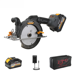 Scie circulaire électrique portative LONSLEY à une main, moteur sans balais, batterie lithium 21V, machine de découpe du <span class=keywords><strong>bois</strong></span> et de <span class=keywords><strong>la</strong></span> pierre pour le bricolage et <span class=keywords><strong>la</strong></span> <span class=keywords><strong>menuiserie</strong></span> - Product Image 3