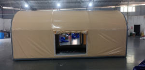 Toldo de refugio de coche plegable personalizado comercial, tienda de garaje plegable retráctil para coche, garaje de coche plegable portátil - Product Image 3