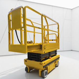 Harga Pabrik 4-14m Self Propelled Electric Mobile <span class=keywords><strong>Scissor</strong></span> <span class=keywords><strong>Lift</strong></span> Hydraulic Lifting Scaffold Platform Motor Efisiensi Tinggi 230KG - Product Image 3