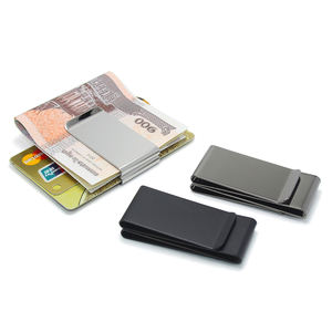 Çok fonksiyonlu çift katlı nakit organizatör kart tutucu para klip promosyon çift katmanlı hem de yan Metal <span class=keywords><strong>M</strong></span> klip para klip - Product Image 1