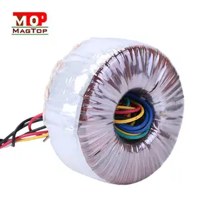 หม้อแปลงไฟฟ้า Toroidal 240V 220V 110V 24V สำหรับเครื่องขยายเสียง