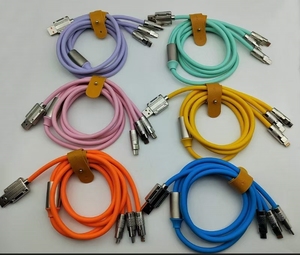 120w 6a טעינה מהירה 3-in-1 מרובה שימוש USB אוניברסלי עבור מכשירי אנדרואיד מדפסות מדפסות מחשבים עם ממשק מסוג c - Product Image 5