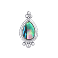 Bijoux de piercing corporel sans filetage en titane ASTM F136 Eternal Metal, chaîne pendante pour boucles d'oreilles, style classique pour mariage