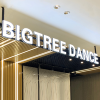 Panneau lumineux 3D en acrylique à Led pour l'extérieur, pour magasin