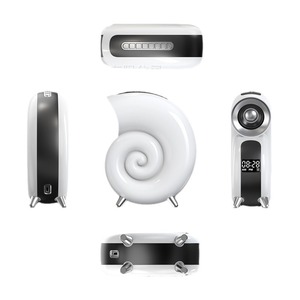Đèn khí quyển âm nhạc Smart Conch, Đồng hồ báo thức bình minh RGB điều khiển bằng ứng dụng, Loa <span class=keywords><strong>Bluetooth</strong></span> với tiếng ồn trắng giúp ngủ ngon - Product Image 6