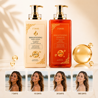 Lotion douche éclaircissante de haute qualité, gel nettoyant corporel, gommage corporel, lotion blanchissante pour tous types de peau, OEM
