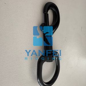 Moschettoni Girevoli in Ottone Nero Elettroforetico per Guinzagli per Cani - Product Image 2