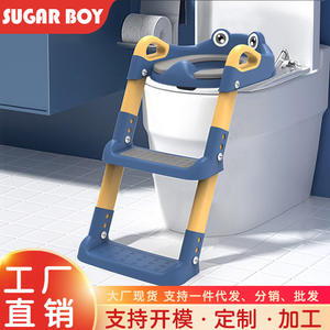 Asiento de inodoro ajustable para niños con diseño de dibujos animados, ayuda para el entrenamiento para ir al baño - Product Image 4