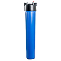Système de filtration d'eau par osmose inverse HE DE LONG 20 pouces à 3 étapes avec réservoir sous pression |   Filtre à eau à 20 cartouches 500L/heure certifié NSF