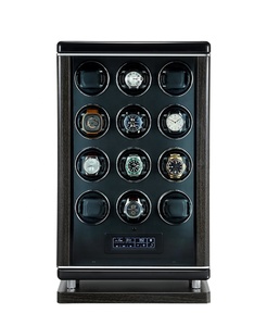<span class=keywords><strong>Remontoir</strong></span> <span class=keywords><strong>automatique</strong></span> <span class=keywords><strong>pour</strong></span> <span class=keywords><strong>montre</strong></span>, boîte de rangement, en cuir PU, Collection affichage à Double tête, boîte à moteur silencieuse - Product Image 2