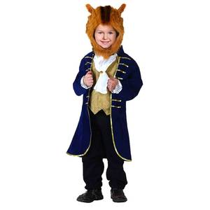 Disfraz de Halloween para Niños, Disfraz de la Bella y la Bestia, Traje para Fiesta, Actuación en Escenario, Juego de Roles, Vestido Azul de Poliéster - Product Image 6