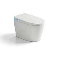 Inodoro Eléctrico Inteligente de Lujo de Una Pieza con Asiento Calefactado, Sensor de Pie, Luz Nocturna y Drenaje S-Trap, Montado en el Suelo