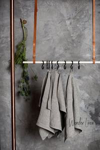 Paño de Cocina de Algodón y Lino a Rayas, de Secado Rápido, Ecológico, Prelavado, Suave, Tejido a Mano, Color Personalizado, Rectangular - Product Image 6