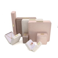FADELI boîte à bijoux en pu, prix de gros, design de luxe, chaîne, bracelet, collier, bague, emballage cadeau, bijoux de luxe
