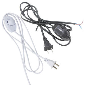 Dimmable 1.8m EU/US Plug Lumière Commutation Rond Interrupteur Cordon Fil Câble Prise Alimentation <span class=keywords><strong>pour</strong></span> Lampes LED <span class=keywords><strong>Abat</strong></span>-<span class=keywords><strong>Jour</strong></span> Papier Lumières Étoiles Lampes - Product Image 2