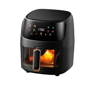 Air fryer Household visual touch screen large capacity French fries machine multi-function intelligent electric fryer